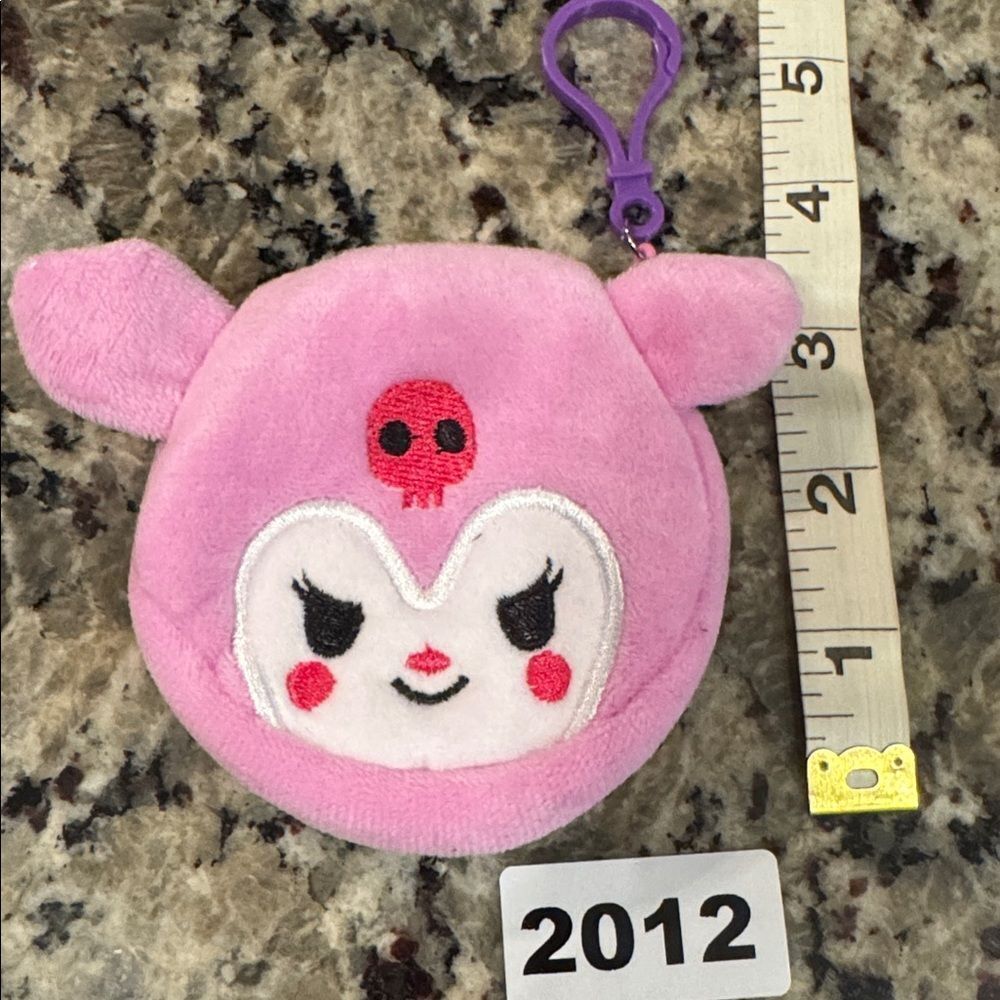 2012 Sanrio Soft Fabric Zipper Key Pouch
